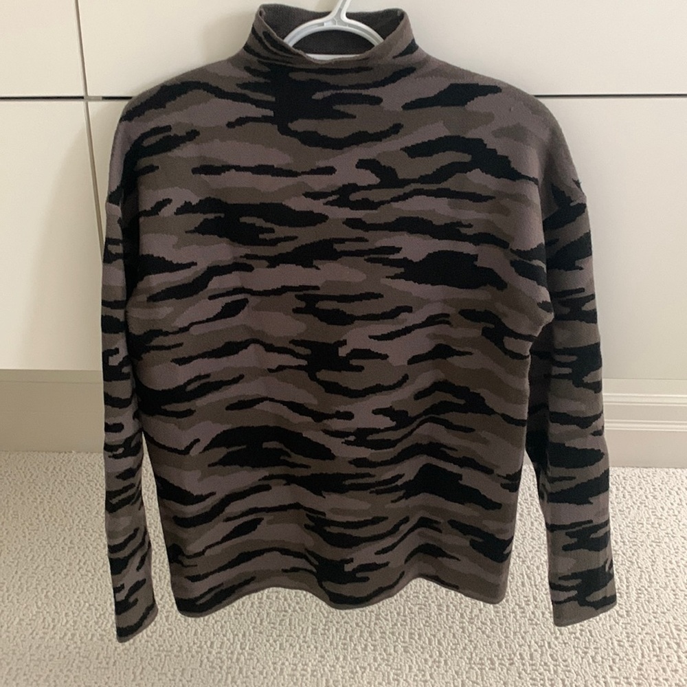 Camo sweater